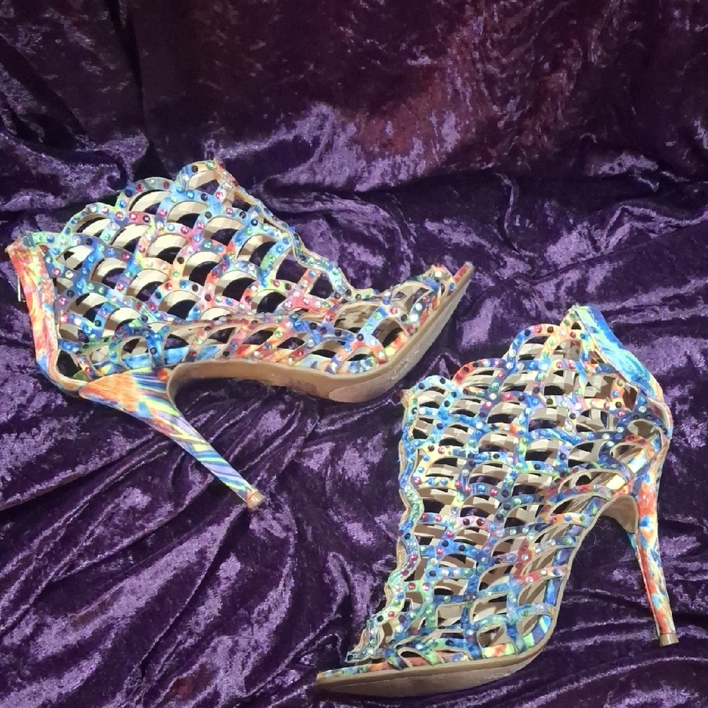 Zigi Soho Mermaid Scale Heels